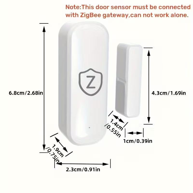 Smart Zigbee Door &amp; Window Sensors (Ασύρματοι Αισθητήρες Ανοίγματος Πόρτας &amp; Παραθύρου)