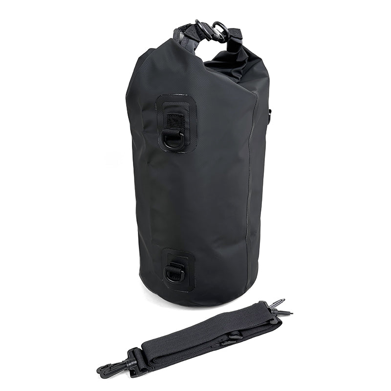 GEN2 IPX6 Roll Top Dry Bag 25lt Backpack - Black 