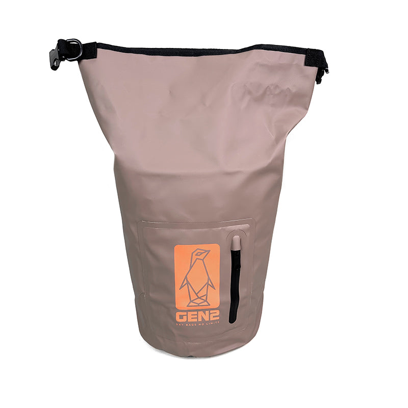 GEN2 IPX6 Roll Top Dry Bag 25lt Backpack – Sand Color 