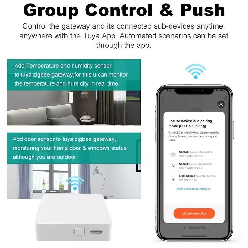 RSH Tuya Smart Hub / Gateway (Zigbee 3.0 &amp; Bluetooth Mesh)