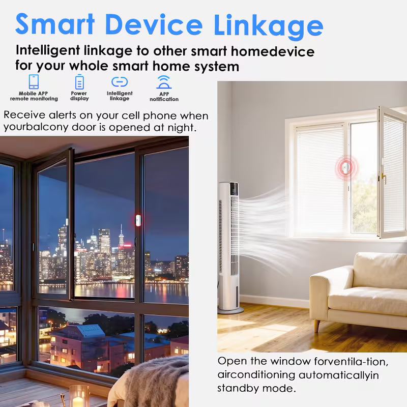 Tuya Smart Wi-Fi Door and Window Sensors (Ασύρματοι Αισθητήρες Ανοίγματος Πόρτας &amp; Παραθύρου)