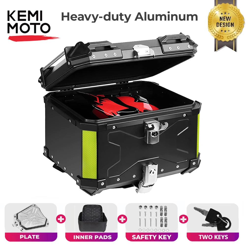 CNC Aluminum Motorcycle Helmet Box Trunk Top Case Travel Luggage Storage Box For BMW r1200gs adventure 1200 gs R1250GS ADV