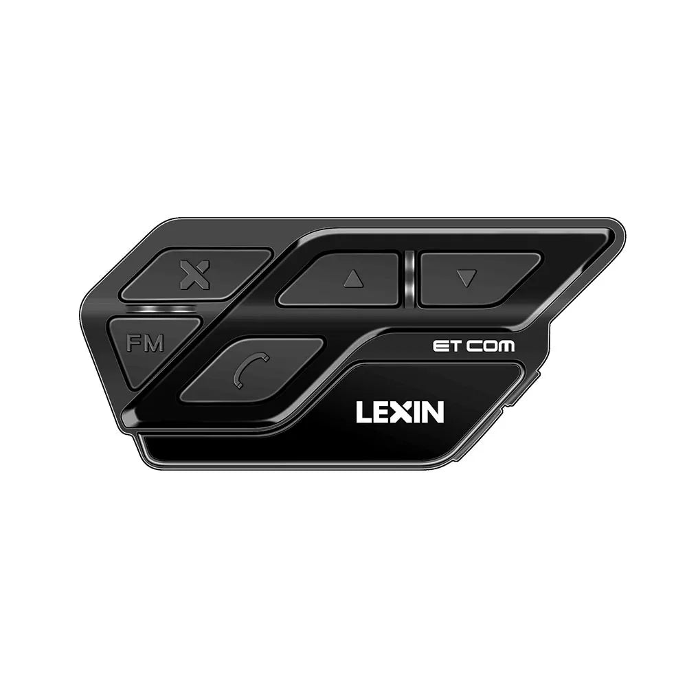 LEXIN ET COM Helmet Intercom Motorcycle Bluetooth v5.0 with 6 DIY Color, Waterproof&FM Radio Headsets