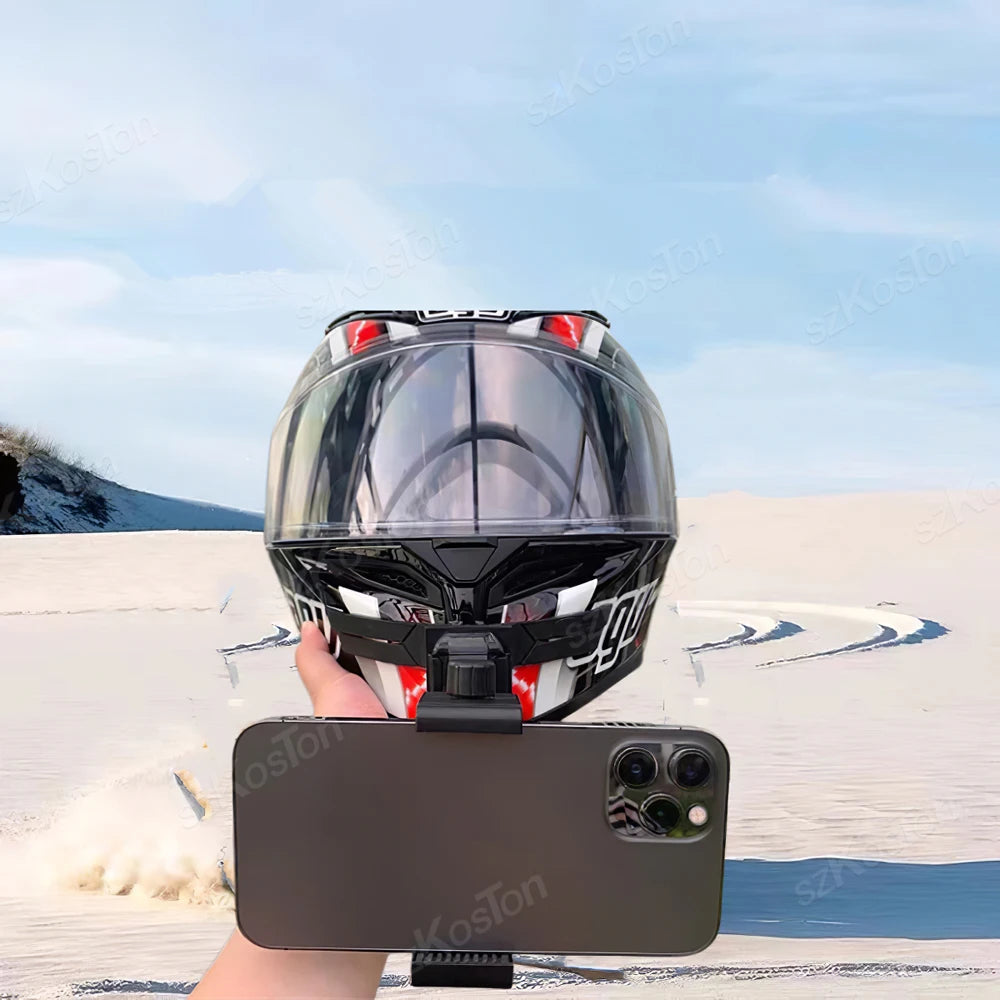 Full Face Helmet Chin Bracket For GoPro Hero 13 12 11 10 9 8 Insta360 X5 X4 X3 DJI Foldable Camera Strap Front Mount Accessories