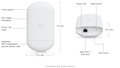 Ubiquiti NS-5ACL NanoStation 5AC Loco, 5GHz, 13dBi